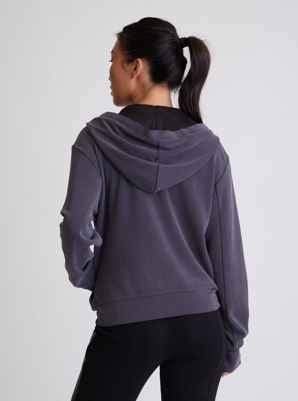 Travel Twin: Brooke Reflective Hoodie - Blanc Noir Online Store