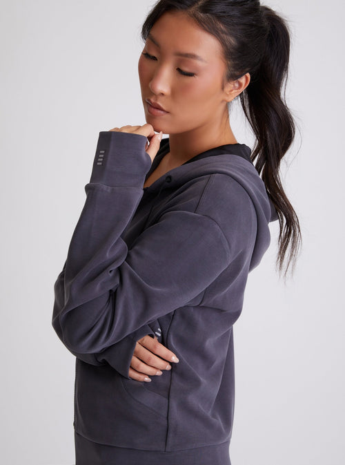 Travel Twin: Brooke Reflective Hoodie - Blanc Noir Online Store