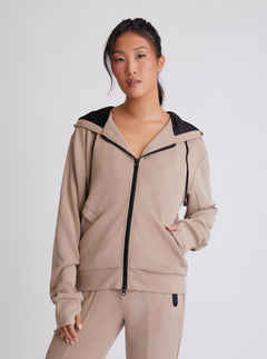 Travel Twin: Brooke Reflective Hoodie - Blanc Noir Online Store