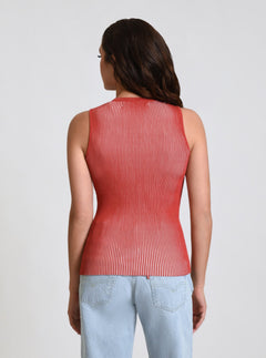 Two Tone Rib Tank - Blanc Noir Online Store