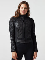 VINTAGE MOTO JACKET - Blanc Noir Online Store