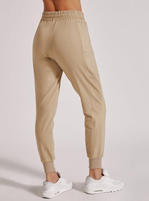 YOLO CONTRAST STITCH JOGGER - Blanc Noir Online Store