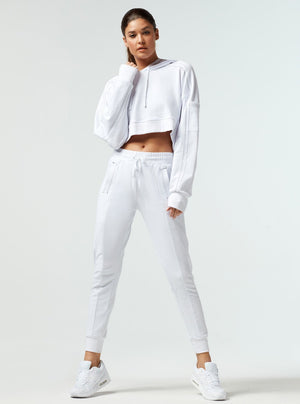 YOLO CONTRAST STITCH JOGGER - Blanc Noir Online Store