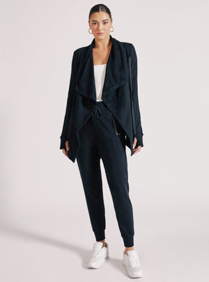 Yolo Drape Front Jacket - Blanc Noir Online Store