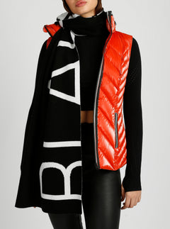 Jacquard Knit Scarf Luxe Lodge - Blanc Noir Online Store