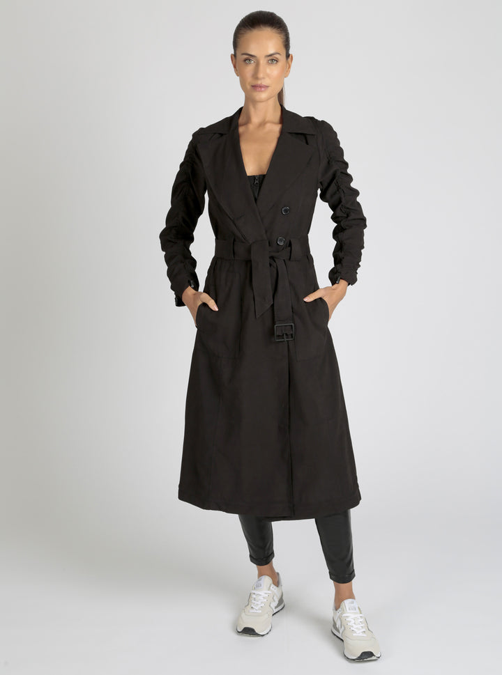 Soft Penelope Trench - Blanc Noir Online Store