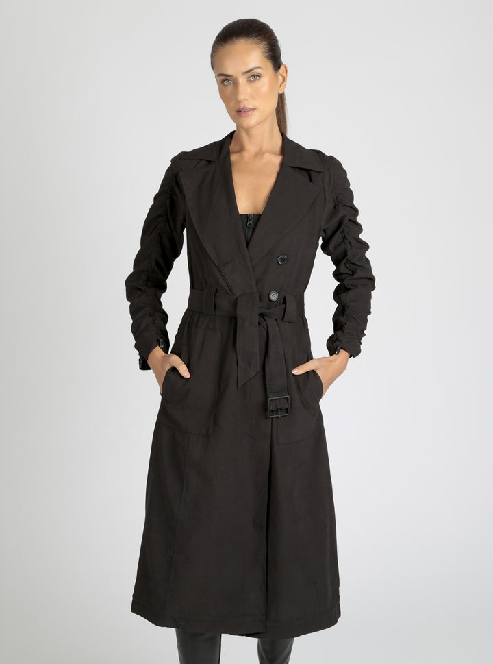 Soft Penelope Trench - Blanc Noir Online Store