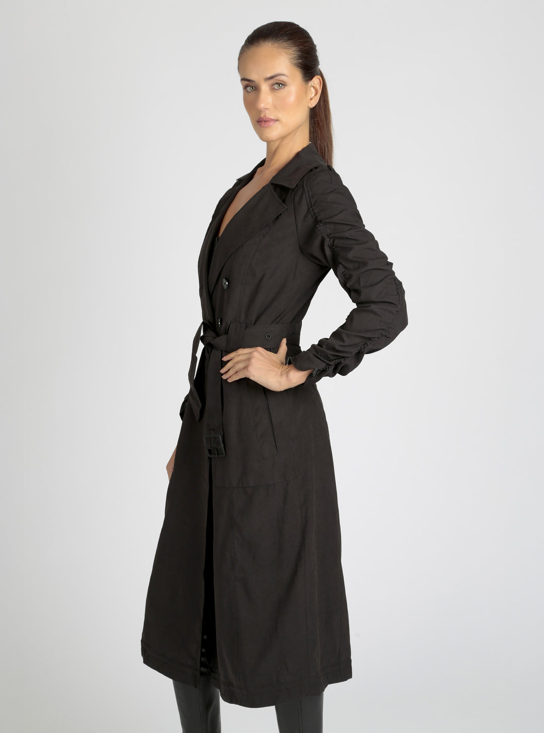 Soft Penelope Trench - Blanc Noir Online Store