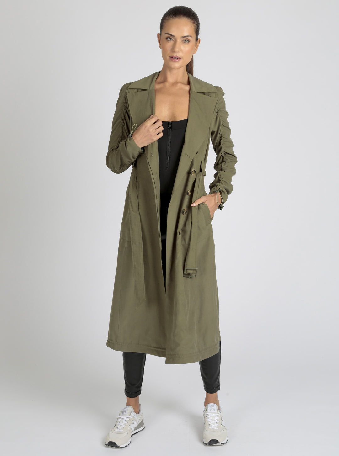 Soft Penelope Trench - Blanc Noir Online Store