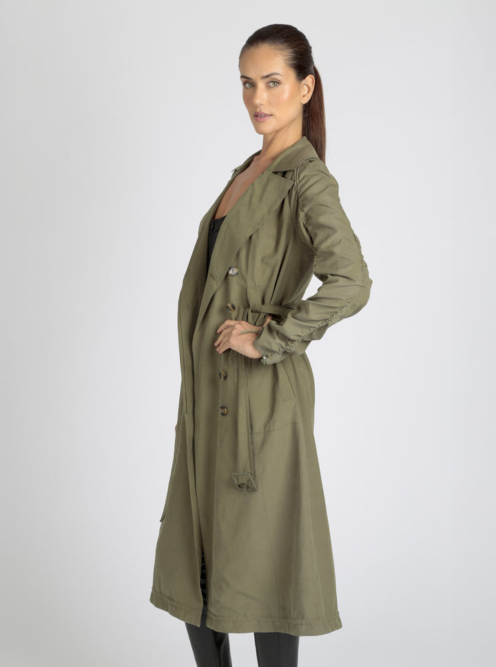 Soft Penelope Trench - Blanc Noir Online Store