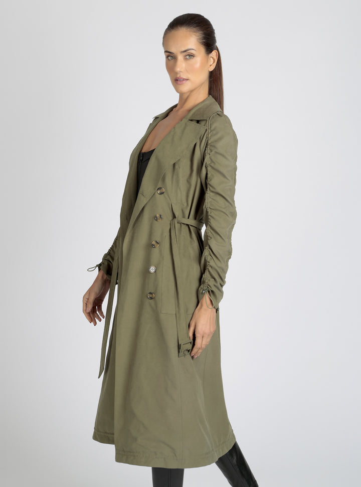 Soft Penelope Trench - Blanc Noir Online Store