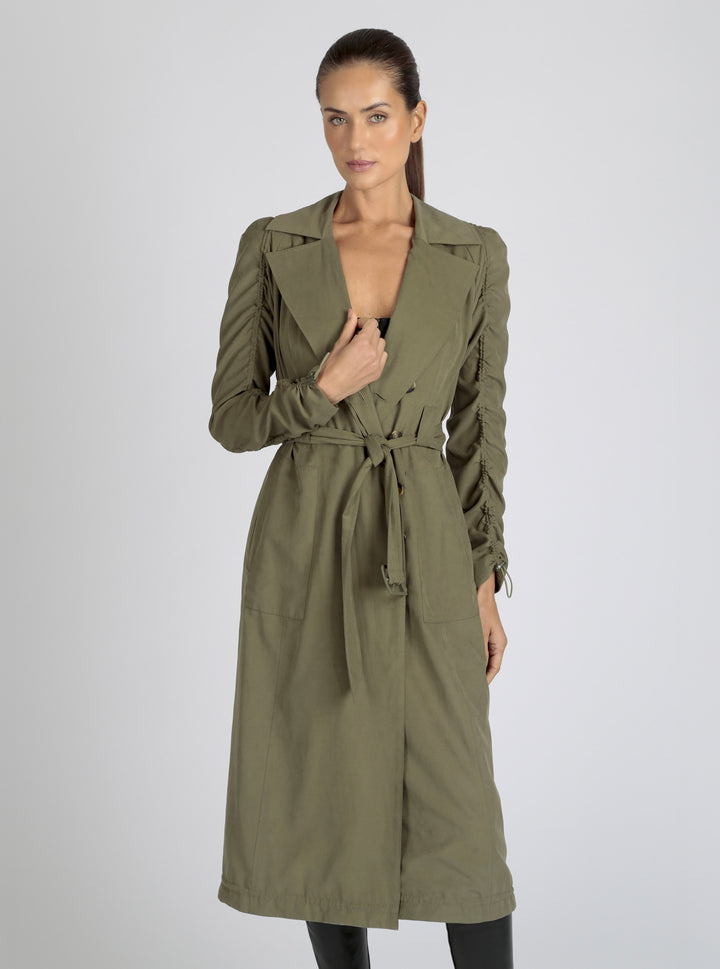 Soft Penelope Trench - Blanc Noir Online Store