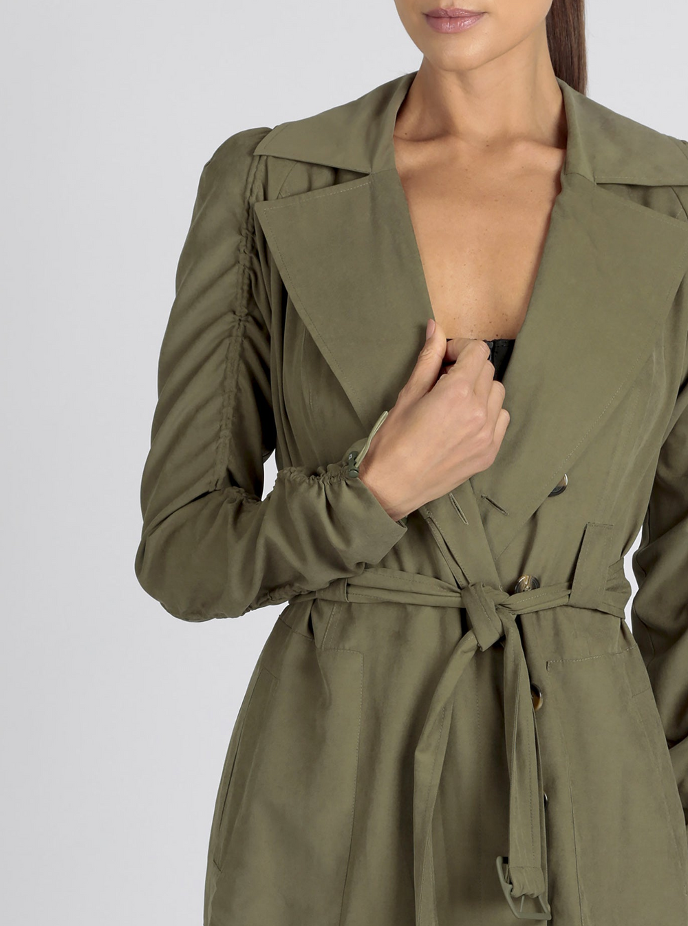 Soft Penelope Trench - Blanc Noir Online Store