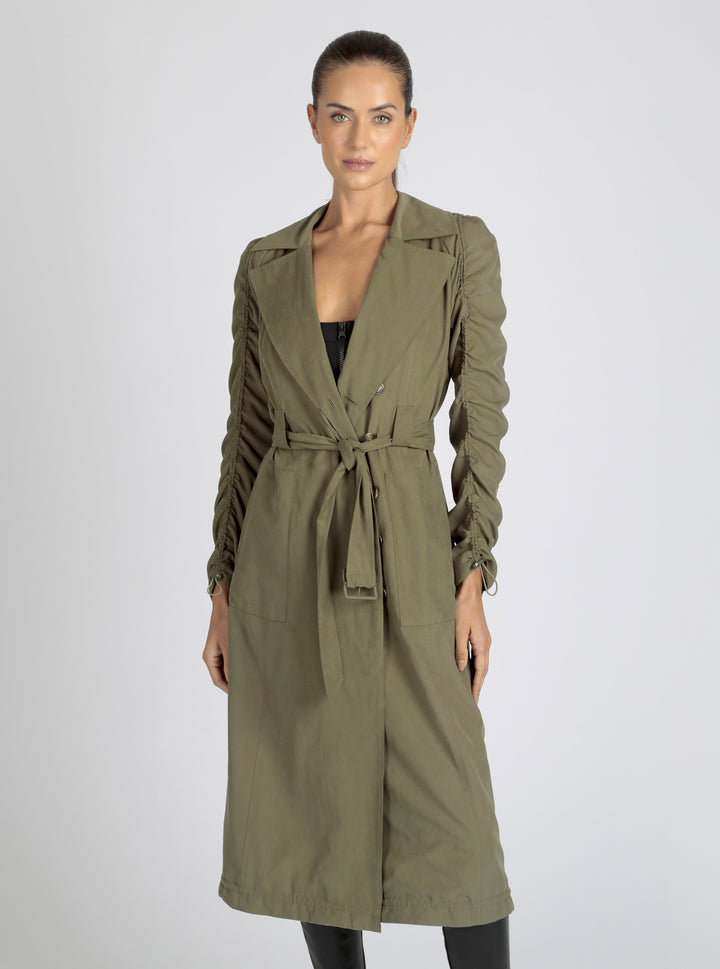 Soft Penelope Trench - Blanc Noir Online Store