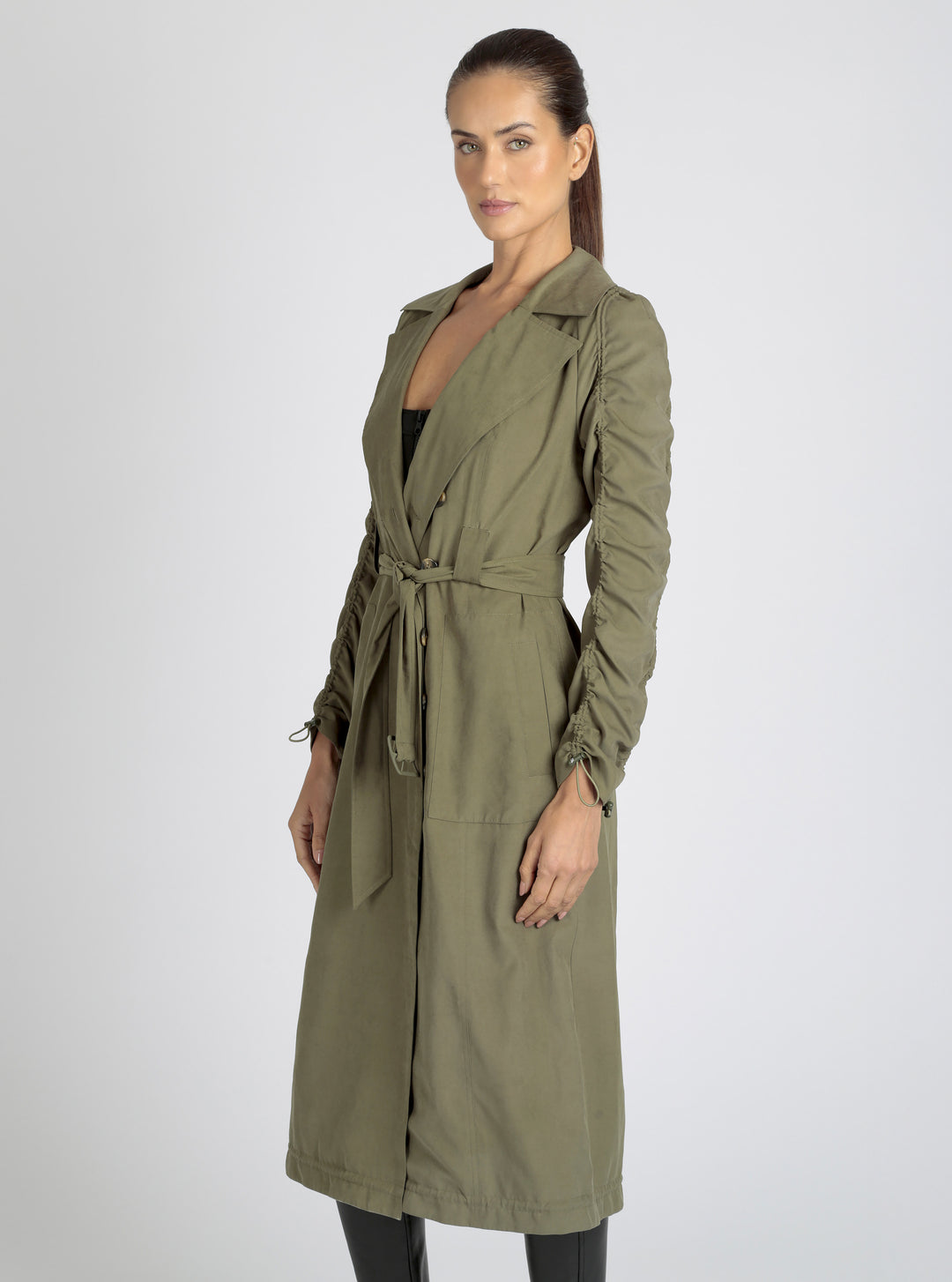 Soft Penelope Trench - Blanc Noir Online Store