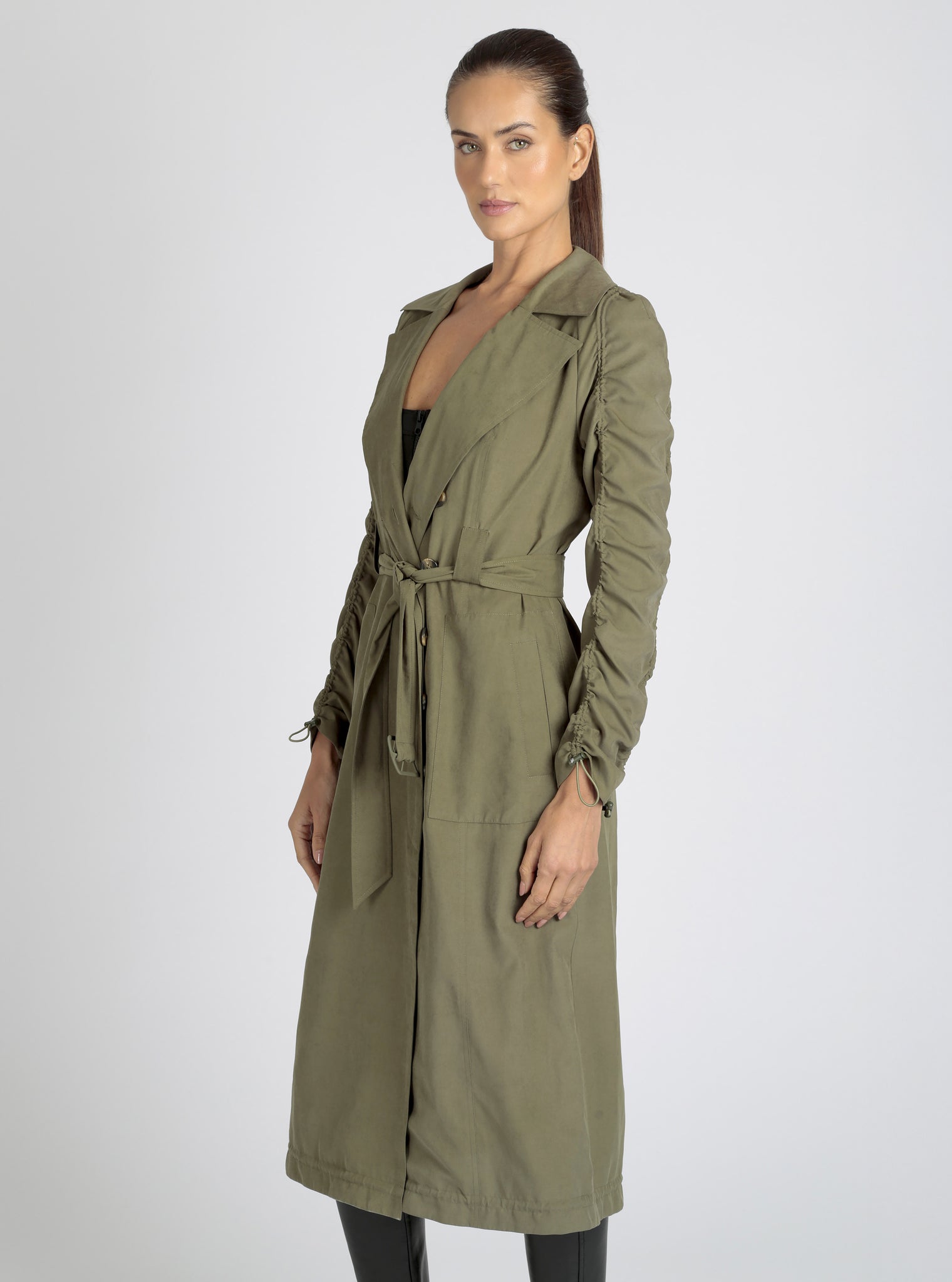 Soft Penelope Trench - Blanc Noir Online Store
