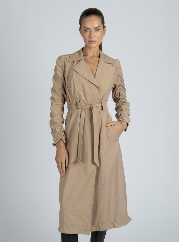 Soft Penelope Trench - Blanc Noir Online Store