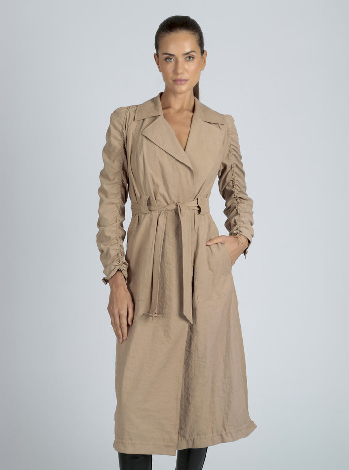 Soft Penelope Trench - Blanc Noir Online Store
