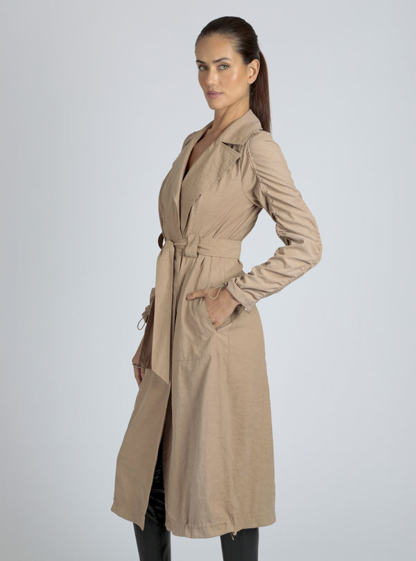 Soft Penelope Trench - Blanc Noir Online Store