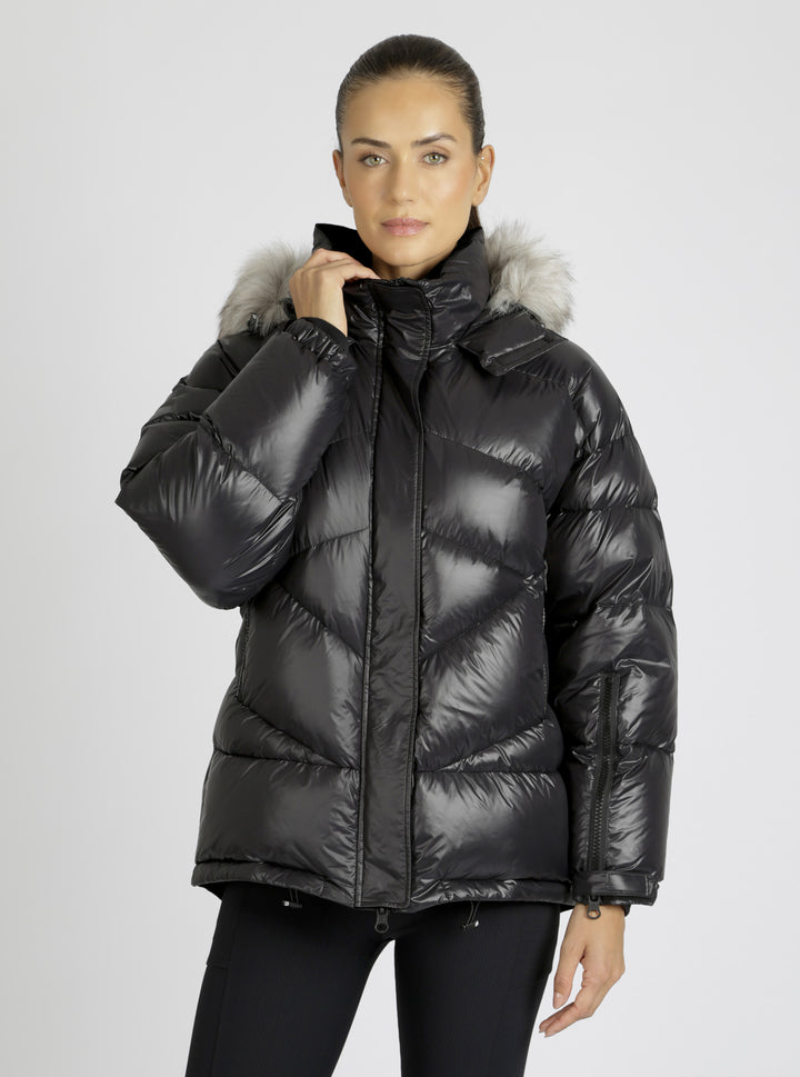 Afterburn Puffer Down Filled Jacket - Blanc Noir Online Store