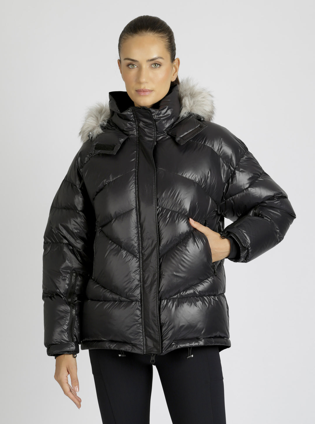 Afterburn Puffer Down Filled Jacket - Blanc Noir Online Store