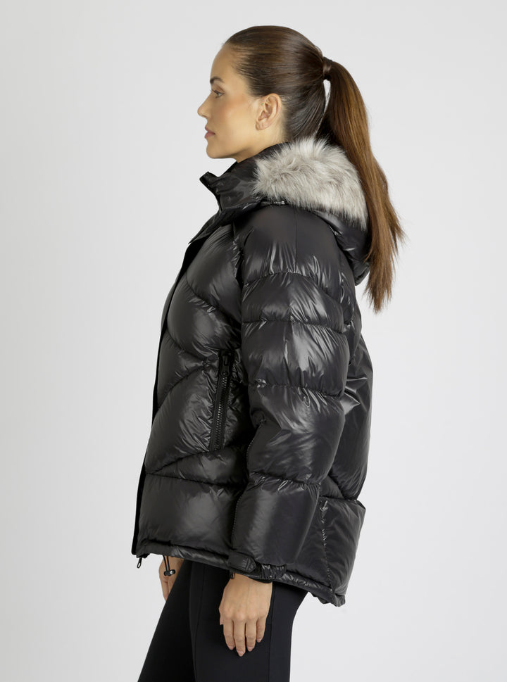 Afterburn Puffer Down Filled Jacket - Blanc Noir Online Store