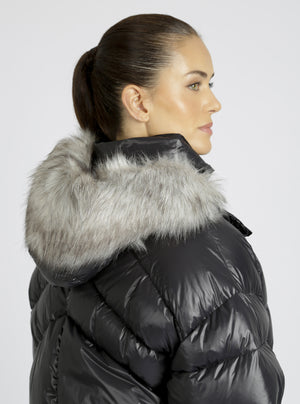 Afterburn Puffer Down Filled Jacket - Blanc Noir Online Store