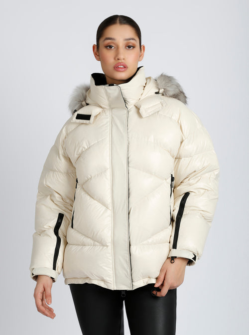 Afterburn Puffer Jacket - Blanc Noir Online Store