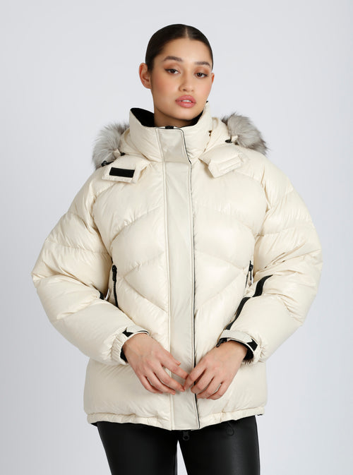 Afterburn Puffer Jacket - Blanc Noir Online Store