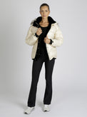 Afterburn Puffer Down Filled Jacket - Blanc Noir Online Store
