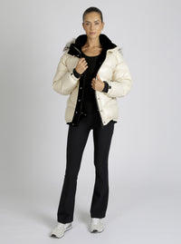 Afterburn Puffer Down Filled Jacket - Blanc Noir Online Store