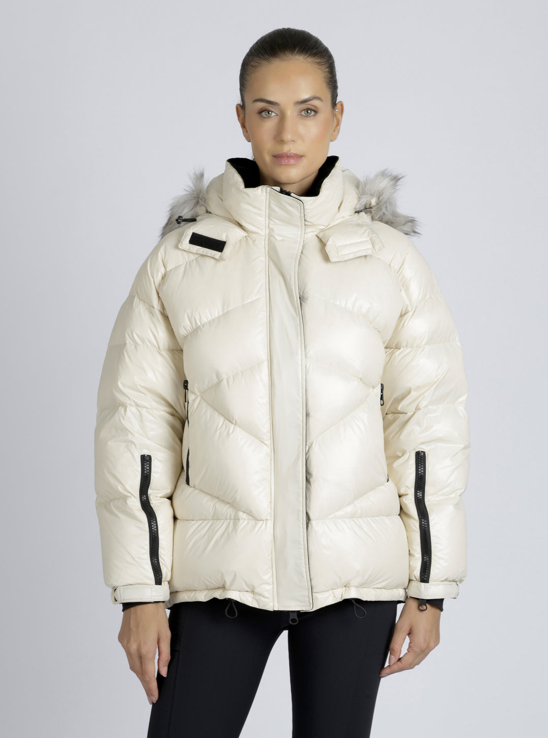 Afterburn Puffer Down Filled Jacket - Blanc Noir Online Store