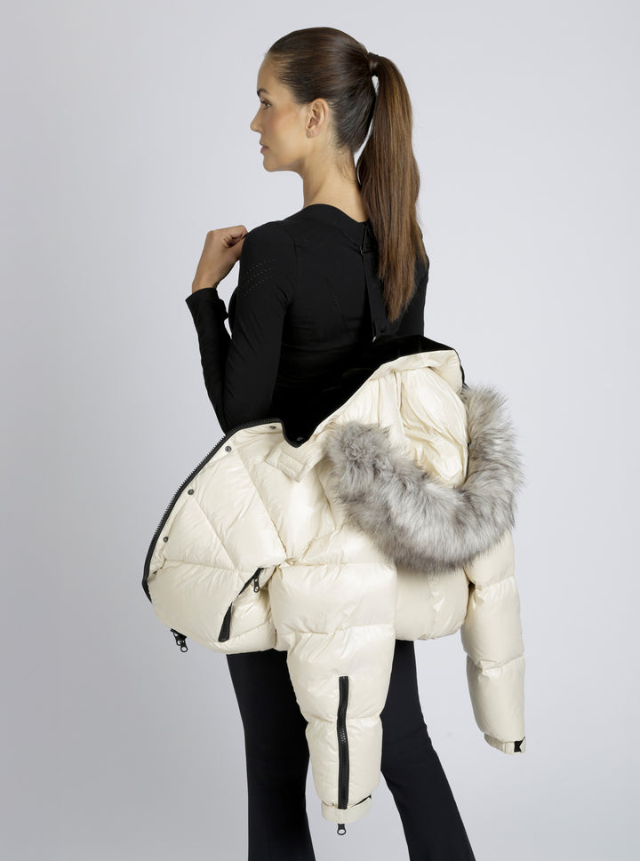 Afterburn Puffer Down Filled Jacket - Blanc Noir Online Store