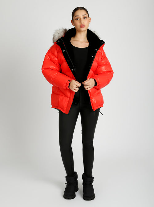 Afterburn Puffer Jacket - Blanc Noir Online Store