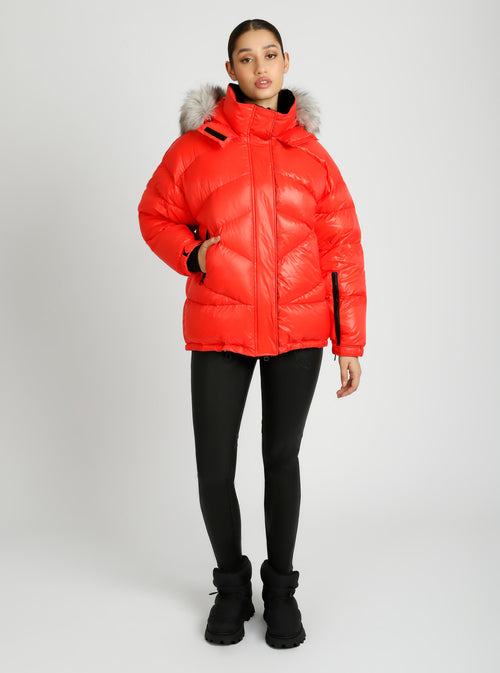 Afterburn Puffer Jacket - Blanc Noir Online Store