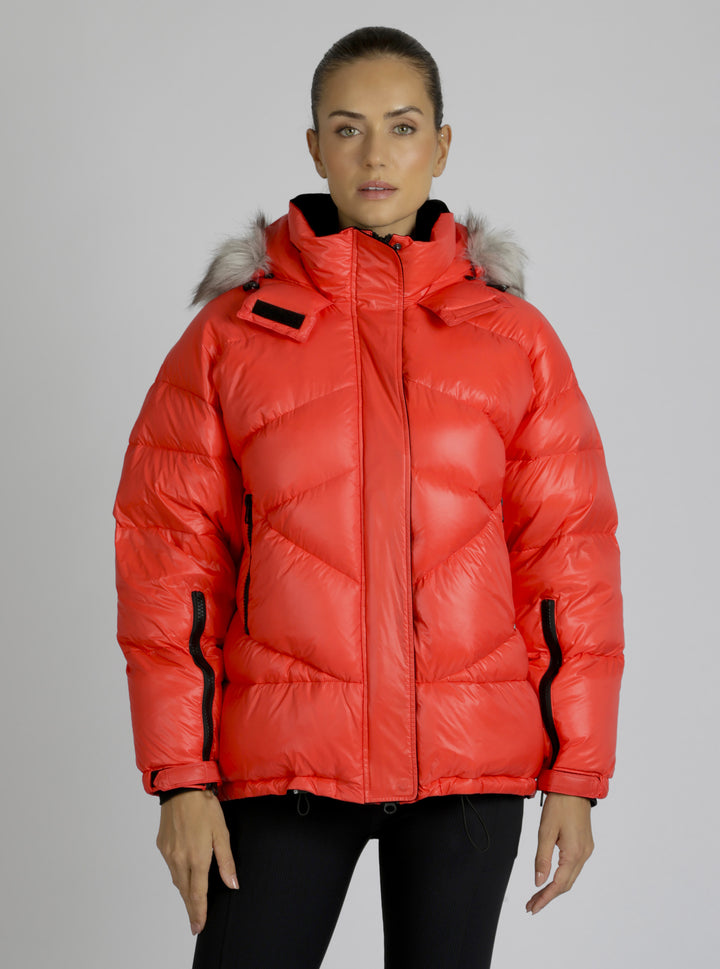 Afterburn Puffer Down Filled Jacket - Blanc Noir Online Store