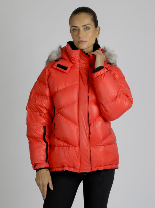 Afterburn Puffer Down Filled Jacket - Blanc Noir Online Store