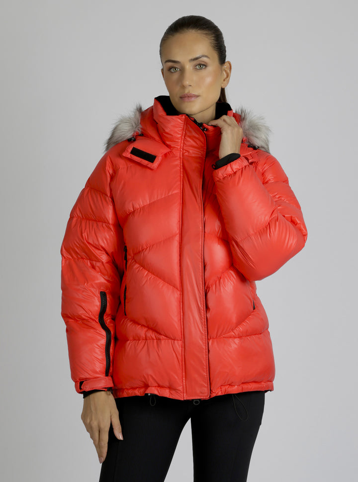 Afterburn Puffer Down Filled Jacket - Blanc Noir Online Store