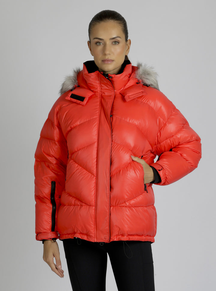 Afterburn Puffer Down Filled Jacket - Blanc Noir Online Store