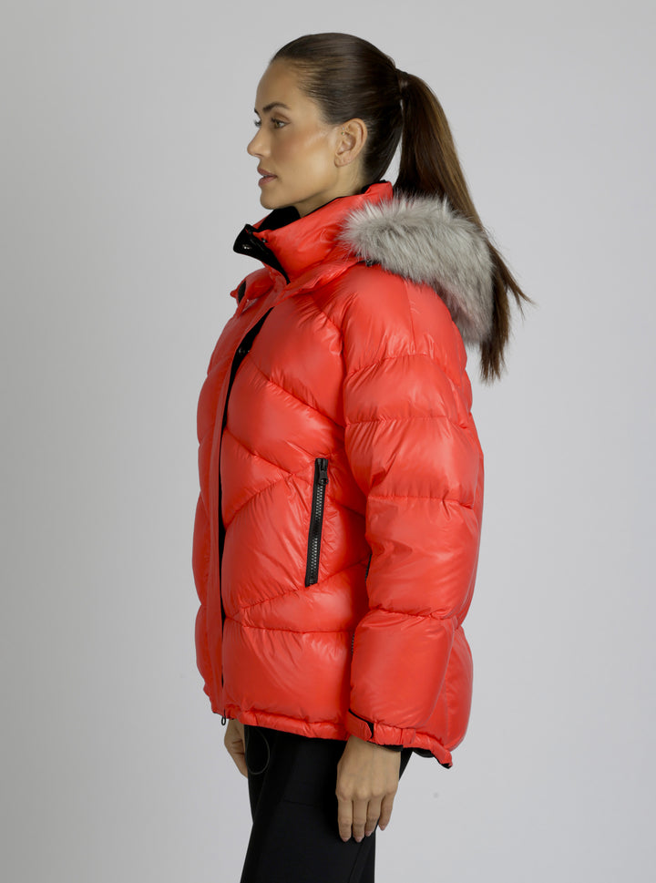 Afterburn Puffer Down Filled Jacket - Blanc Noir Online Store