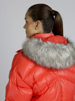 Afterburn Puffer Down Filled Jacket - Blanc Noir Online Store