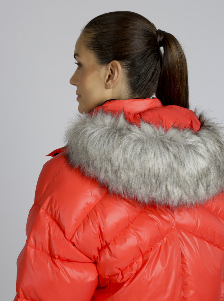 Afterburn Puffer Down Filled Jacket - Blanc Noir Online Store