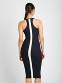 Color Block Dress - Blanc Noir Online Store