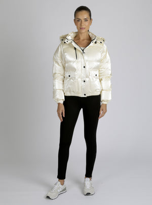 Mont Ventoux Puffer Jacket with Down Fill - FINAL SALE - Blanc Noir Online Store