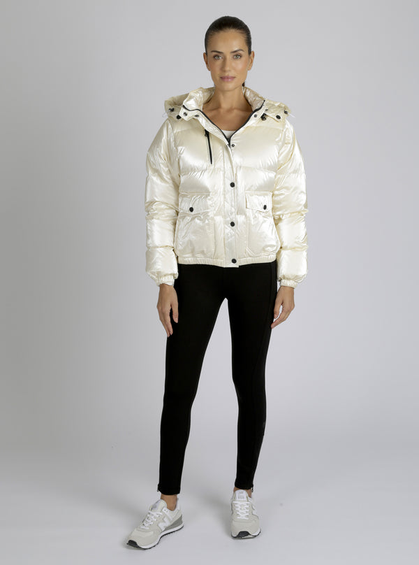 Mont Ventoux Puffer Jacket with Down Fill - FINAL SALE - Blanc Noir Online Store