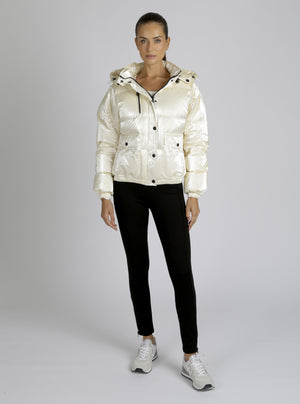 Mont Ventoux Puffer Jacket with Down Fill - FINAL SALE - Blanc Noir Online Store