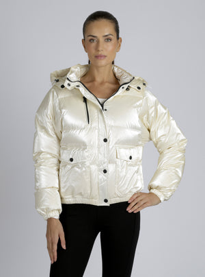 Mont Ventoux Puffer Jacket with Down Fill - FINAL SALE - Blanc Noir Online Store