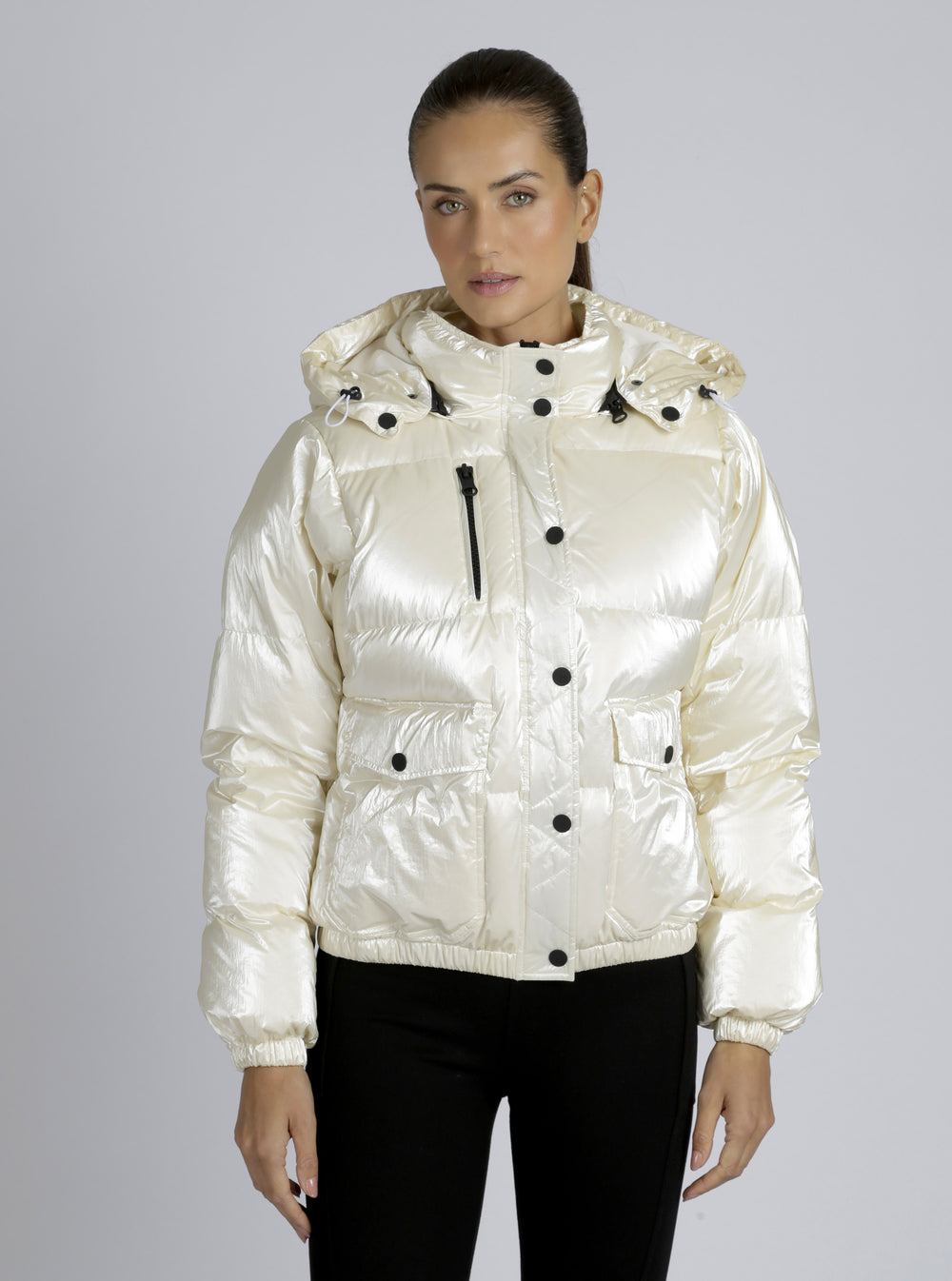 Mont Ventoux Puffer Jacket with Down Fill - FINAL SALE - Blanc Noir Online Store