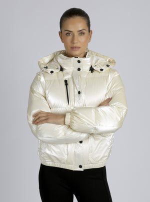 Mont Ventoux Puffer Jacket with Down Fill - FINAL SALE - Blanc Noir Online Store