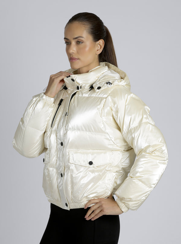 Mont Ventoux Puffer Jacket with Down Fill - FINAL SALE - Blanc Noir Online Store